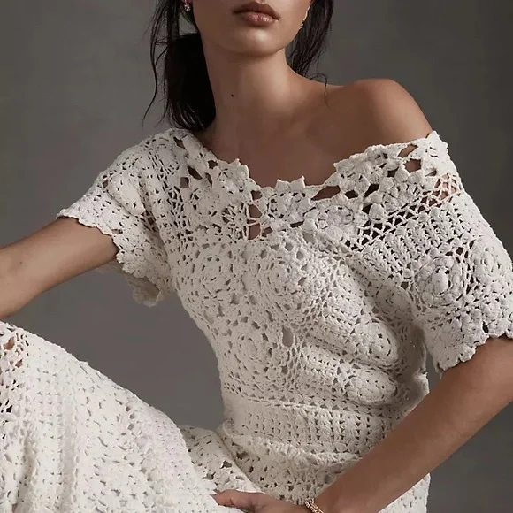 BHLDN x FREE PEOPLE ARWEN DRESS XL NWOT - Picture 4 of 5